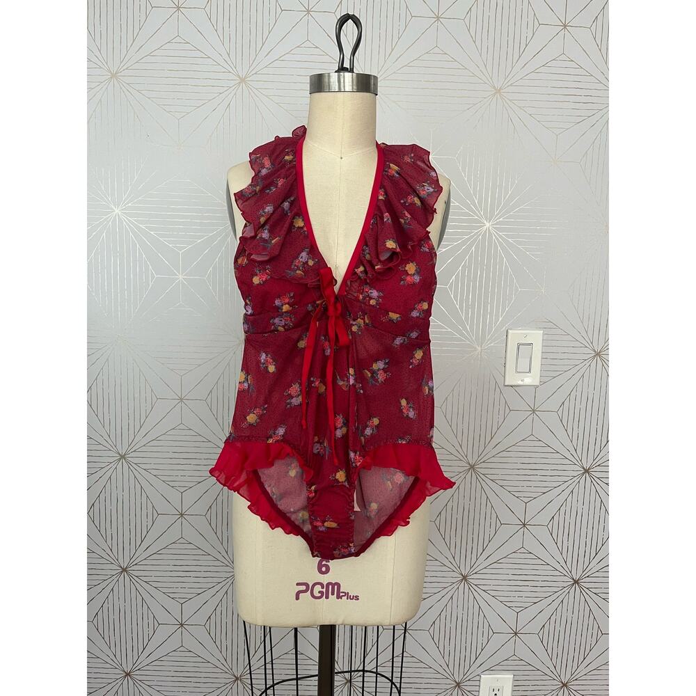 NWT We are HAH Butterfly Lingerie Bodysuit Coquette Fairy Whimsical Small $78 - Picture 13 of 14